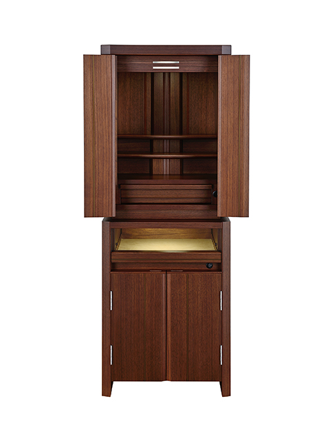 お値下げ☆アンティーク姿見 ☆扉&ネクタイ他収納付き♫ 売切り値下げ！